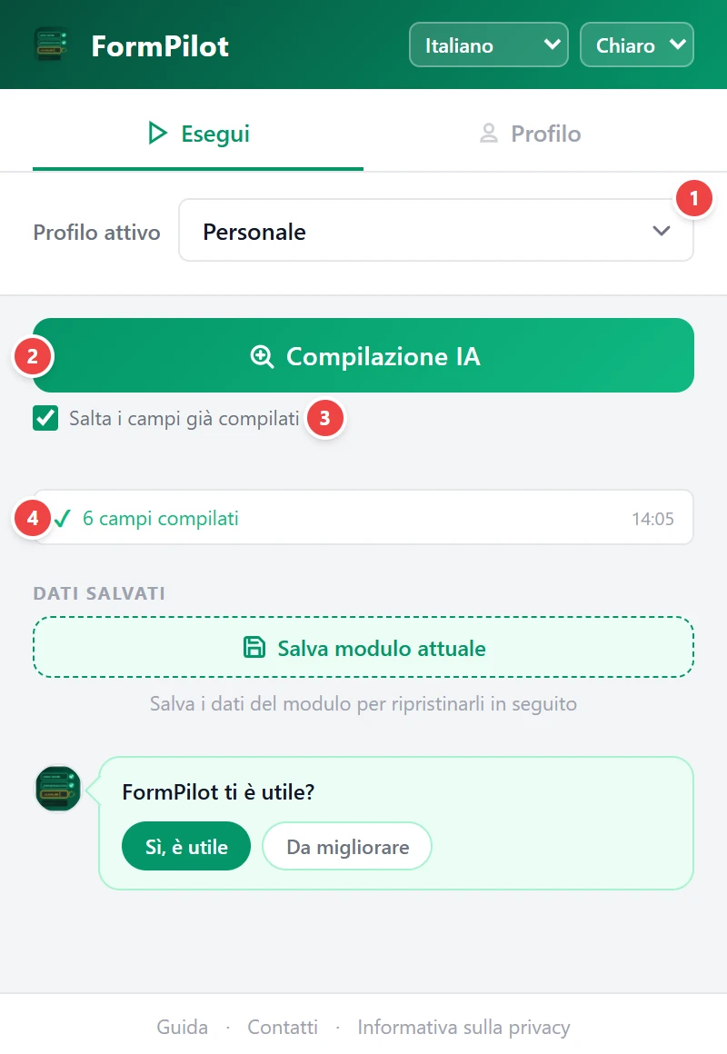 Compila con l’AI