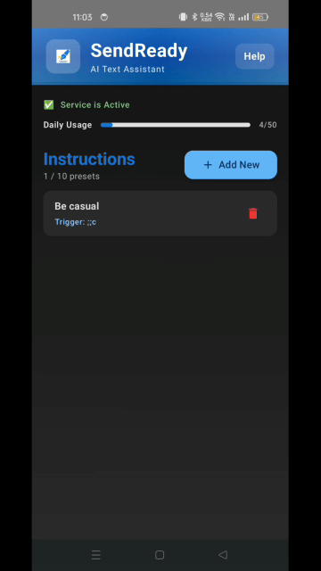 プリセットを作成する